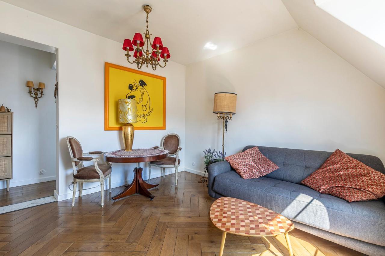 Paris Centre Dernier Etage Vue Ascenseur Apartment Bagian luar foto